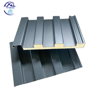 Aluminium Insulated Tile Insulated Polyurethane Fireproof Metal <strong>Sandwich</strong> <strong>Roof</strong> Wall <strong>Panels</strong> Building Materials for Warehouses - Product Image 1