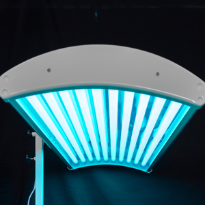 Máquina de Bronceado Solarium UVA UVB de Pie, Media Cápsula, Ajustable 360 Grados, Cama Solar de Cuerpo Completo para Salón de Belleza - Product Image 1