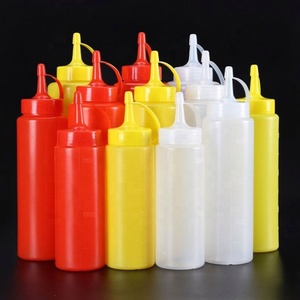 Empty 360ml 12oz Plastic Food <b>Squeeze</b> Chili Hot Sauce <b>Squeeze</b> <b>Bottle</b> with Twist Cap - Product Image 3