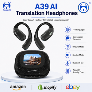 Cuffie Traduttore AI Professionali A39, 146 Lingue, Traduzione Istantanea in Tempo Reale, Auricolari Wireless per Viaggi d'Affari - Product Image 3