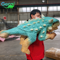 Marionnette de dinosaure réaliste en silicone de qualité supérieure, artisanale, taille réelle, animatronique, dragon, dinosaure bébé