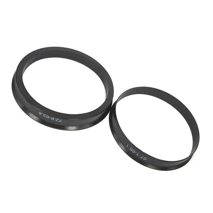 Unique Bargains Plastic 3.08inch ID Car Hub Centric Rings Wheel Bore