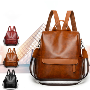 Nouveau <span class=keywords><strong>sac</strong></span> à dos en <span class=keywords><strong>cuir</strong></span> Pu <span class=keywords><strong>de</strong></span> haute qualité femmes sacs à <span class=keywords><strong>bandoulière</strong></span> multifonction voyage <span class=keywords><strong>sac</strong></span> à dos sacs d'école pour filles - Product Image 1