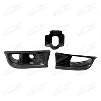 Conducto de aire y guía de limpieza de aceite, fibra de carbono, estilo VRS, para MITSUBISHI LANCER EVOLUTION EVO 8, 2003-2005, 3 uds.