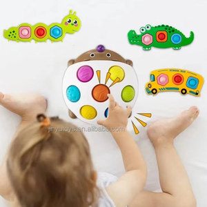 Juguetes Montessori de Silicona con Forma de <span class=keywords><strong>Erizo</strong></span> para Bebés y Niños, Juguetes Antiestrés para Presionar con los Dedos, Juguetes de Burbujas - Product Image 2