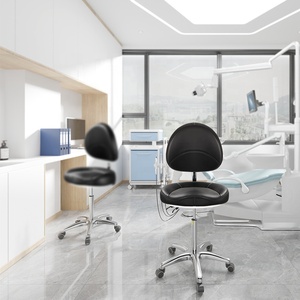 Chaise en cuir moderne réglable pour entrepôt scolaire utilisation extérieure selle rotation ascenseur bascule inclinable laboratoire dentaire meubles cliniques - Product Image 5