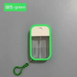 Túi vuông tay khử trùng Keychain phun chai bơm lại 45ml phẳng thẻ tín dụng hình dạng nước hoa atomiser phun chai nhựa - Product Image 5