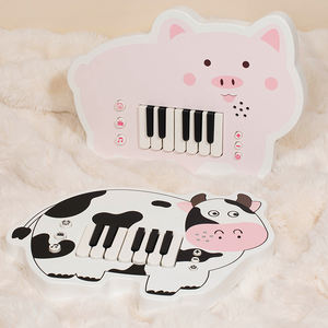 Jouets Montessori, piano électronique en bois pour enfants, jouet musical pour enfants, cultive le rythme et l'éveil musical - Product Image 3