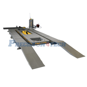 Equipo de Reparación de Automóviles con Banco Hidráulico de Acero Inoxidable, Máquina para Chasis de Automóviles con Elevador de Tijera y Dos Torres de Tracción - Product Image 5
