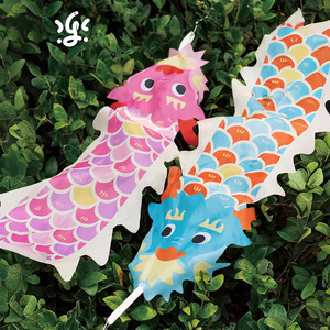 Gugu-dragón de cinta hecho a mano de estilo chino, 40x240 Cm, para niños, juguete de baile, regalo - Product Image 3