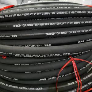 Áp lực cao thủy lực cao su <span class=keywords><strong>Hose</strong></span> nhà sản xuất SAE R1 R2 DIN 1SN <span class=keywords><strong>2sn</strong></span> 3/8 "linh hoạt thủy lực cao su <span class=keywords><strong>hose</strong></span> Ống - Product Image 4