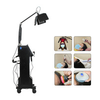 Appareil de massage du cuir chevelu pour la croissance des cheveux et la prévention de la perte de cheveux, laser à faible intensité 660 nm, lumière rouge, analyse du cuir chevelu