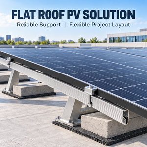 Rail de montage solaire en aluminium anodisé OEM pour systèmes d'installation de panneaux photovoltaïques sur tuiles métalliques et toits plats - Product Image 5