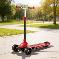 Trottinette enfant Canton Fair 2026 réglable en hauteur pour garçons ou filles avec LED, mini trottinette