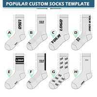 Chaussettes personnalisées en bambou respirantes pour hommes, mi-mollet, habillées, pour affaires, avec logo personnalisé