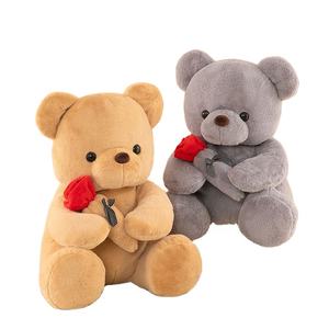 Hot Sale Cartoon Anime <strong>Teddy</strong> Bear Rose Valentine's Day Gift Birthday Girls Gift Stuffed Plush Doll Cotton Home Decor Plush Toy - Product Image 1