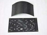 Conception personnalisée P1.86 P2 P2.5 P4 Écran LED incurvé flexible d'intérieur Modules LED souples minces de 320*160mm