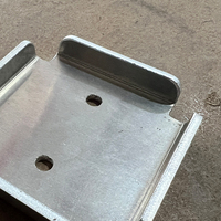 Pièces pliées en aluminium de 5 à 12 mm, surface anodisée pour structure légère