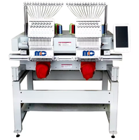 Machine à broder par ordinateur 400*500mm Machine à broder numérique Chapeau Vêtement plat Tissage Monogramme Machine