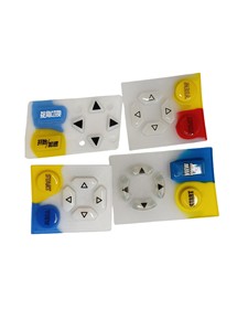 Bảng điều khiển trò chơi đua xe Phụ Kiện Nút cao su Tấm chuyển hướng phím mềm Silicone bắt đầu xem nút thay đổi - Product Image 2