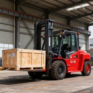 16 Ton Heavy Duty Diesel Forklift Truck Rough Terrain Internal Combustion Forklift for Warehouse and Construction Use - Product Image 1