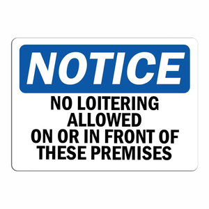 Aucune propriété privée de flânage Les intrus de surveillance 24 heures sur 24 seront poursuivis Signe Aluminium réfléchissant de qualité ingénieur 3M - Product Image 3