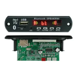 디코더 보드 DC 5V 12V 차량 블루투스 MP3 WMA 디코더 보드 USB 무선 BT MP3 디코더 모듈