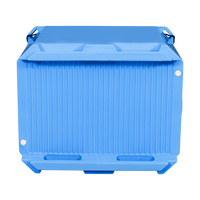 Conteneur de poisson 380L Boîte de palette isolée en plastique à bon prix pour le stockage du poisson