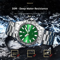 Montre Homme Étanche en Alliage 42mm à Quartz avec Bracelet en Acier Inoxydable – Affichage – Bestseller International – Prise en charge des commandes en gros