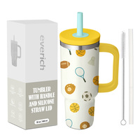 Gobelet isotherme 30oz avec poignée et couvercle en silicone avec paille – Tasses à café et jus – Maintien au chaud et au froid 24h – Idéal pour les voyages, le bureau, la voiture, et compatible avec les supports de voiture