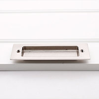 Poignée dissimulée en alliage de zinc invisible pour tiroirs de cuisine, hôtels, commodes, portes, avec fente de verrouillage – Durable et facile à installer