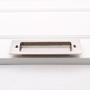 Invisible Embedded Zinc Alloy Concealed Pull Handle for Kitchen Hotel Drawer Dresser <b>Doors</b> Latch Slot-Durable Easy Installation - Product Image 1