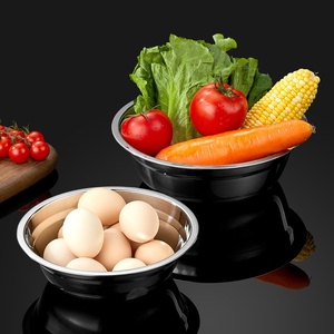 Ensemble <span class=keywords><strong>de</strong></span> bols mélangeurs en acier inoxydable 316, finition miroir, bord perlé, fond plat, emboîtables, ronds, qualité alimentaire, pour préparation culinaire - Product Image 4