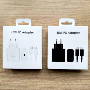 Nouvelle tendance 2025 USB Type C PD 45 W <span class=keywords><strong>chargeur</strong></span> rapide <span class=keywords><strong>chargeur</strong></span> Suti pour <span class=keywords><strong>Samsung</strong></span> 45 <span class=keywords><strong>Watt</strong></span> <span class=keywords><strong>chargeur</strong></span> d'origine - Product Image 1
