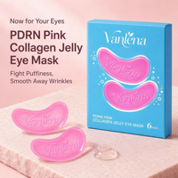 Patchs pour les yeux PDRN personnalisés avec logo client, collagène, lisse les rides, améliore la barrière cutanée, rend la peau éclatante