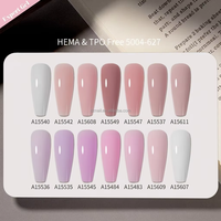 Gel de construction professionnel non toxique, végétalien, écologique, sans HEMA, longue tenue, durcissement LED/UV, qualité salon