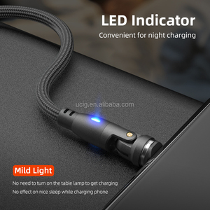 Cavo magnetico USB-C 9pin 100W | Testa di rotazione 540 3 in 1 tipo C 5A cavo di ricarica rapida per telefono 3.3ft 5.9ft - Product Image 6