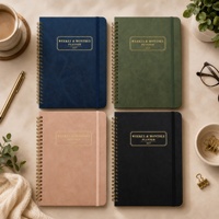 Carnet à spirale personnalisé durable et facile à écrire, avec dorure à chaud, idéal pour le bureau et l'organisation des tâches – Vente chaude