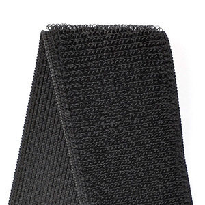 Nastro a strappo industriale ecologico nero bifacciale da 30 mm in nylon 100% resistente per impieghi gravosi - Product Image 2