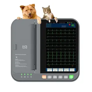 DAWEI Pet EKG Monitor Veterinär Herz-EKG-Ausrüstung Kleintier-Kaninchen-EKG-Maschine