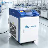Machine de nettoyage et de décapage de la rouille au laser à fibre pulsée HJZ LASER 300W pour l'acier inoxydable, l'aluminium, le bois, le métal - Facile à utiliser
