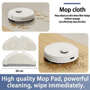 Ajuste para <span class=keywords><strong>Dreame</strong></span> D10S/ D10S <span class=keywords><strong>Pro</strong></span>/ <span class=keywords><strong>D9</strong></span> Max Gen 2 piezas de aspiradora robótica borde principal de goma Cepillo giratorio lateral filtro Hepa paño de mopa - Product Image 6