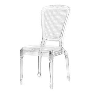 Sedia in Cristallo PC Trasparente Wayon, Sedia Moderna in Acrilico per Matrimoni ed Eventi in Hotel di Lusso - Product Image 6