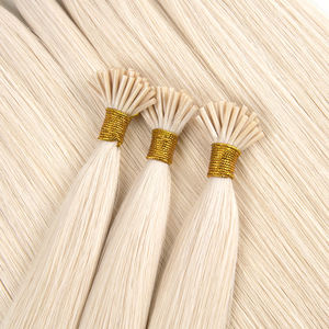 Extensiones Premium 100% Human 12A Russian Virgin HairI-Tip sin procesar, cutícula alineada, Remy recto sin enredos sin desprendimiento, - Product Image 4