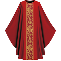 Chasuble de Prêtre, Robe Vintage, Cape, Soutane, Vêtement Liturgique pour Pasteur et Célébrant d'Église, Blanc, Rouge, Vert, Robes Personnalisées d'Halloween 680g