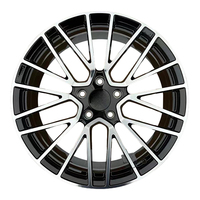 20-22 pouces T6061 Jantes en alliage d'aluminium forgé 5x130 5 trous noir mat pour Porsche Macan Cayenne Passagers Jantes de voiture 35mm
