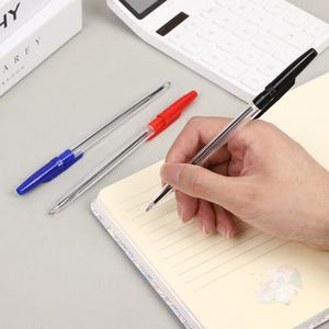 Fournitures de bureau bon marché Stylo à bille promotionnel en plastique coloré durable confortable 0,7 mm - Product Image 2