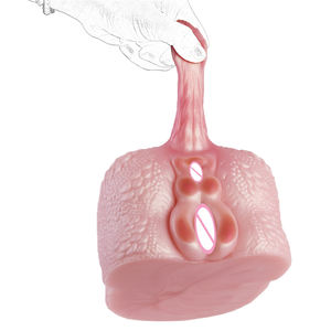 GEEBA Big Animal Gesäß Inverted Mold Fantasy Silikon Männlicher Mastur bator Penis Stroker Double Single Hole 3D Ass Adult Sexspielzeug - Product Image 3