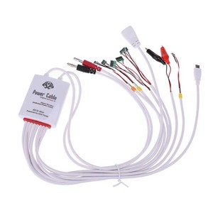 Power <b>Cable</b> All In One Dedicated For White Smartphones With Multiple Connectors And <b>USB</b> <b>Type</b> <b>C</b> - Product Image 1