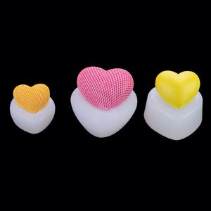 Bán Buôn Tổ Ong Hình Trái Tim Sáp Tan Chảy Ice Cube Khay Băng Tác phẩm Điêu khắc Khuôn Mẫu Trái Tim Silicone Nến Làm Khuôn Mẫu - Product Image 6